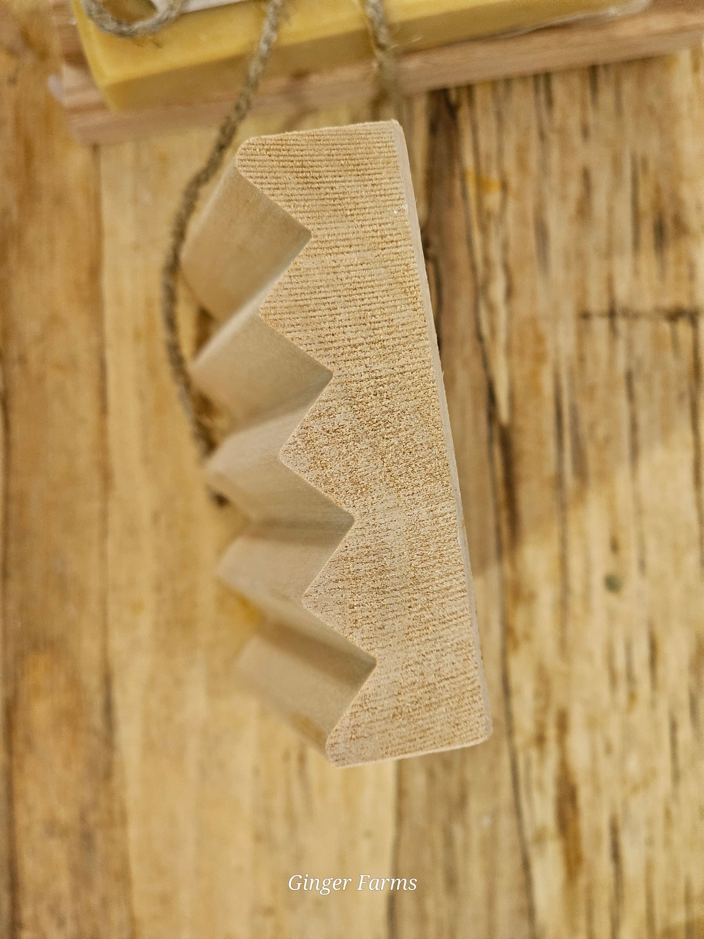 Wooden soap dish