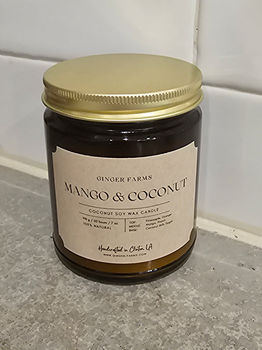 Mango & Coconut Candle Jar